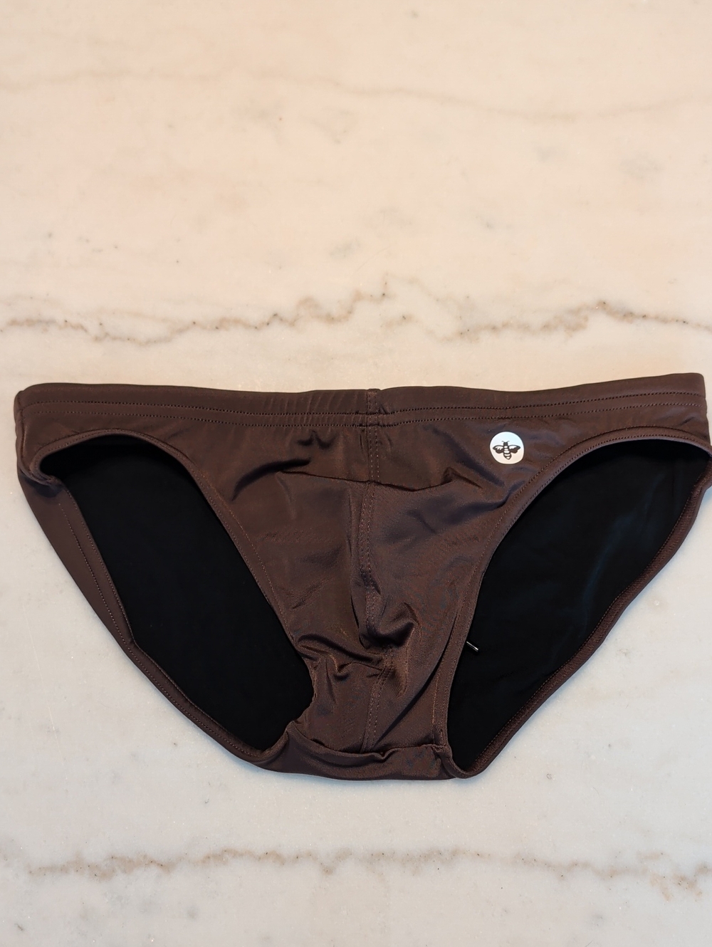 Aronik Espresso Brown Swim Brief - Bikini Cut